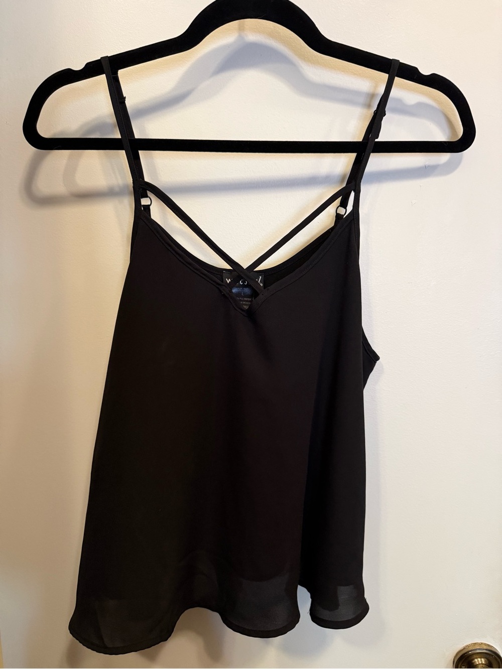 Black V-Neck Women’s Tank Top